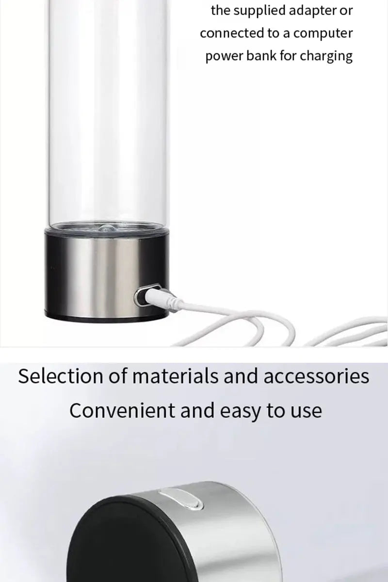 Hydrogen Rich Water Cup Portable Electric USB
