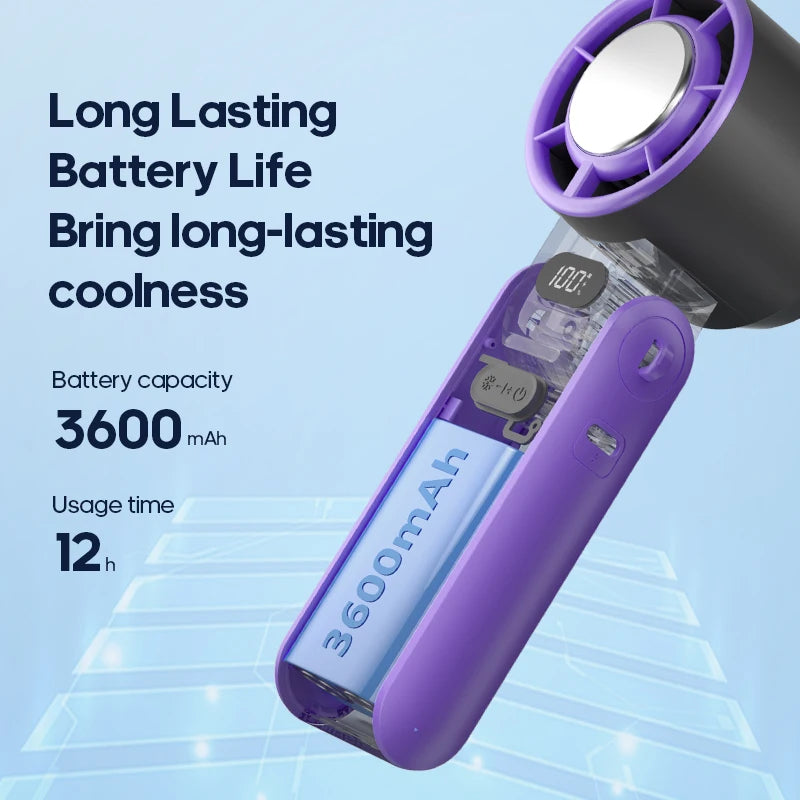 Portable Handheld Fan Turbo Mini Cooling