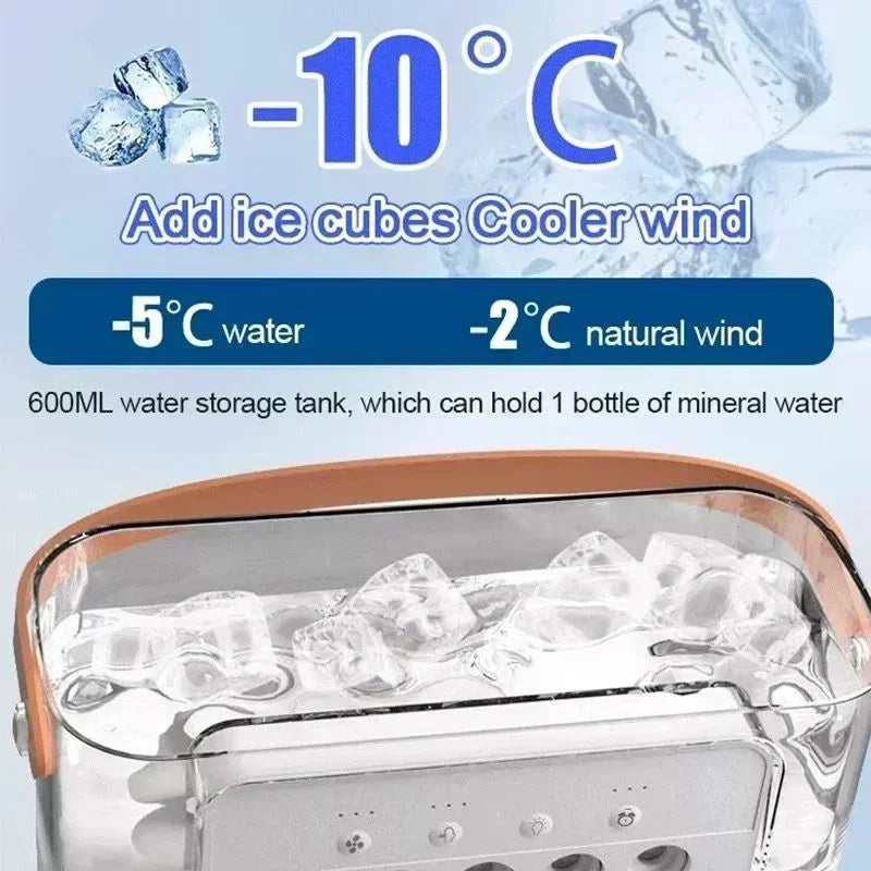 Mini Portable Fan Air Conditioners USB Electric 3 In 1 Air Humidifier