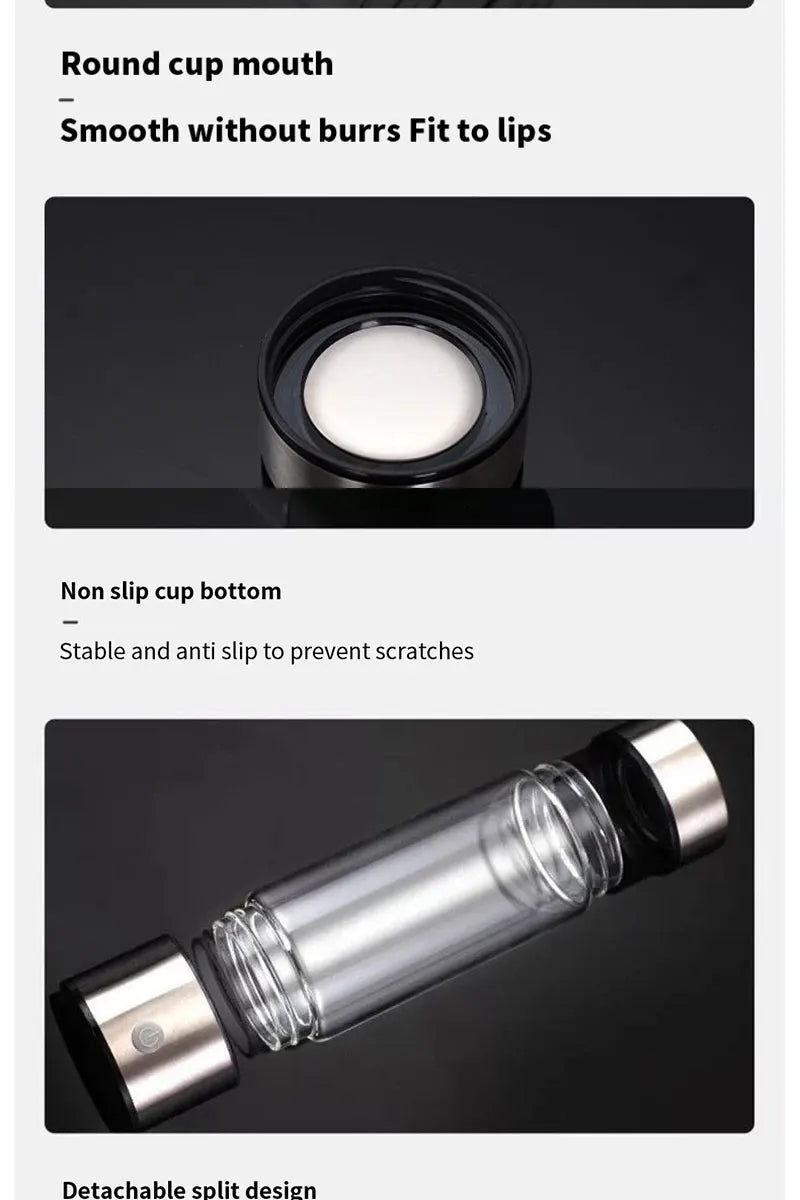 Hydrogen Rich Water Cup Portable Electric USB