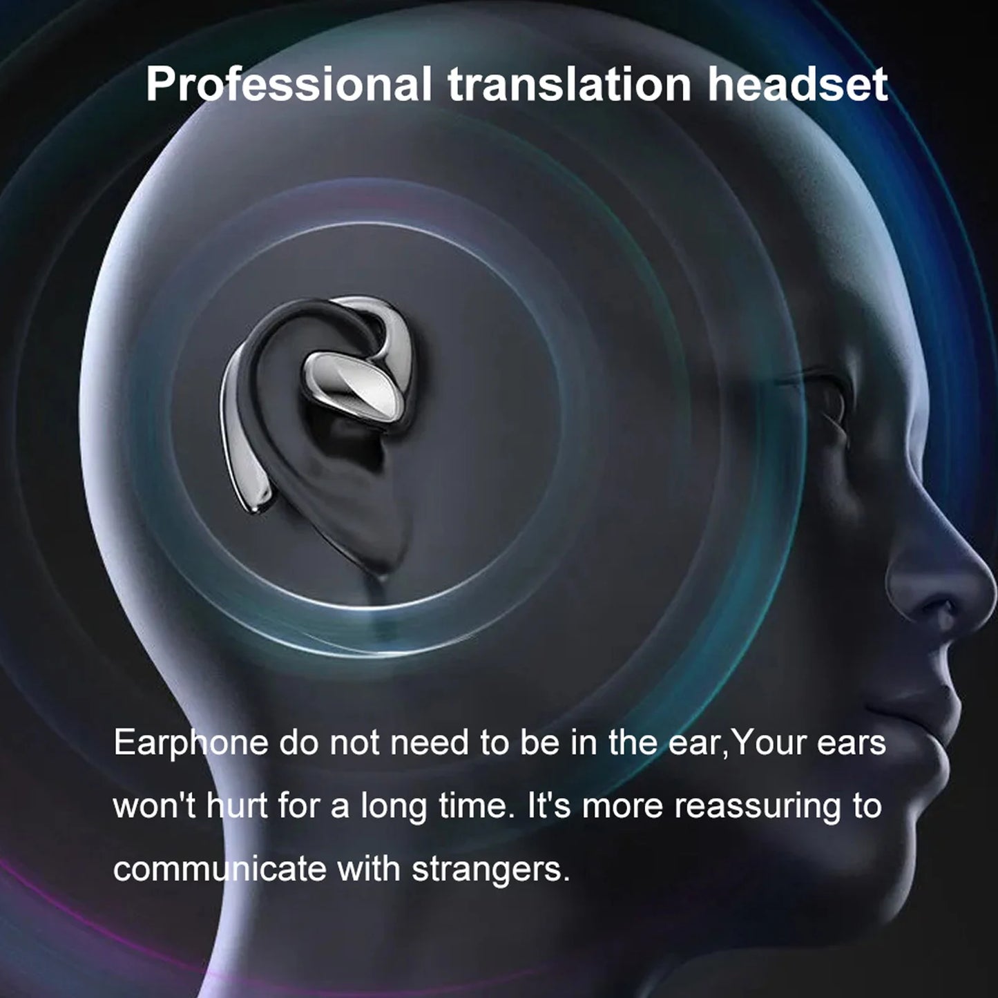Translator Earbuds Smart 144 Languages Wireless Bluetooth