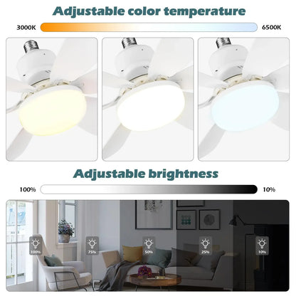 Ceiling Fan Light Dimming Function with Remote LED 30W