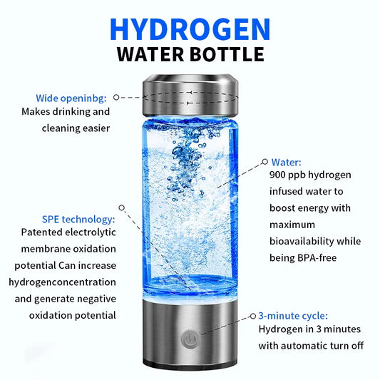 Hydrogen Rich Water Cup Portable Electric USB