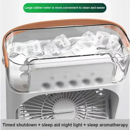 Mini Portable Fan Air Conditioners USB Electric  3 In 1 Air Humidifier